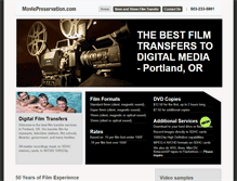 Tablet Screenshot of moviepreservation.com